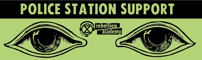 title page saying "police station support"